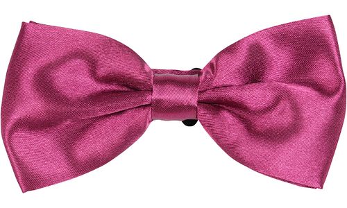 Suitable Noeud Papillon en Soie Aubergine Rouge Product