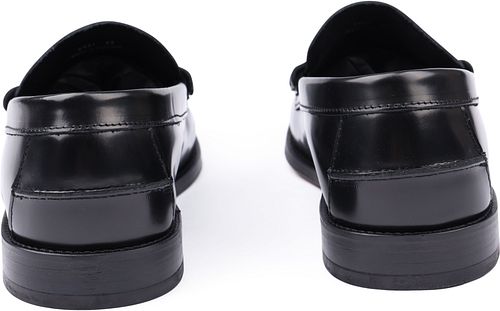 Suitable Penny Loafers Leather Black