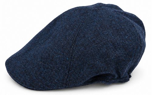Suitable Flat Cap Wool Twill Navy