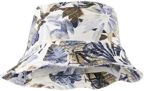 R2 Amsterdam Bucket Hat Print Blau Product