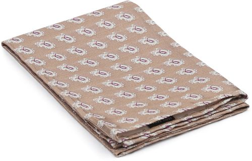 Suitable Zijde Pochet Beige Print Product