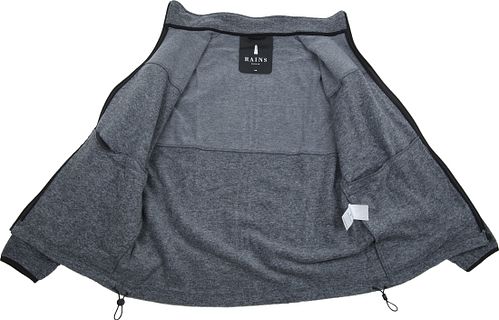 Rains Fleece Zip Jacke Dunkelgrau Product / Detail