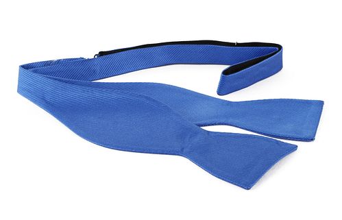 Papillon in seta blu medio F05 Product