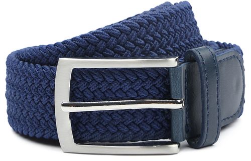 Suitable Geweven Riem Navy