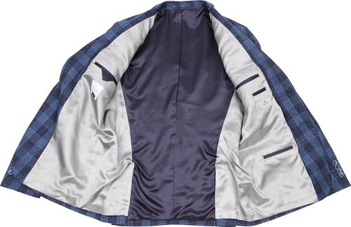 Suitable Prestige marynarka Amqui w kratę niebieska Product / Detail
