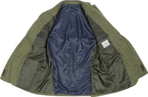 Suitable Tweed Colbert Herringbone Vert Product / Detail