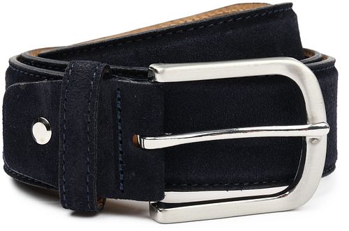 Suitable Ceinture Daim Marine