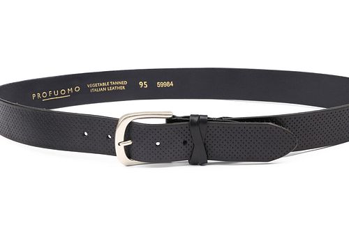 Profuomo Ledergürtel Roma Dunkelblau Product / Detail