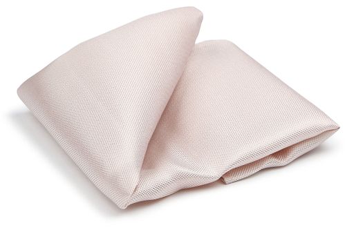 Poszetka Suitable z jedwabiu w kolorze morelowo-różowym Product