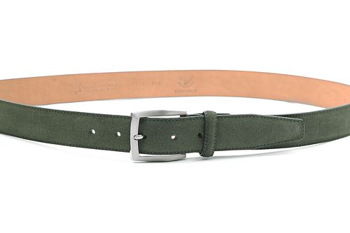 Suitable Ceinture en Cuir Daim Vert Product / Detail
