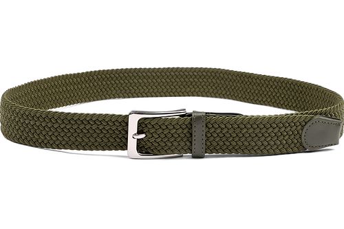 Cinturón tejido verde militar Product / Detail