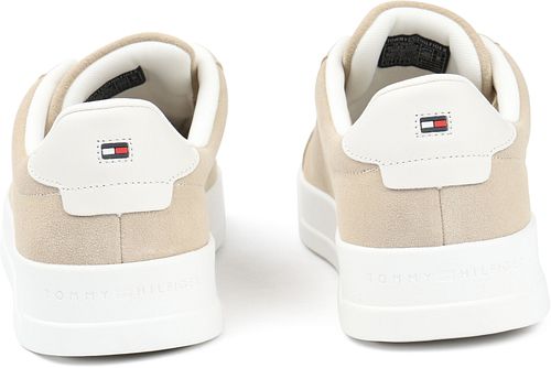 Tommy Hilfiger Sneaker Suede Court Beige Product / Achterkant
