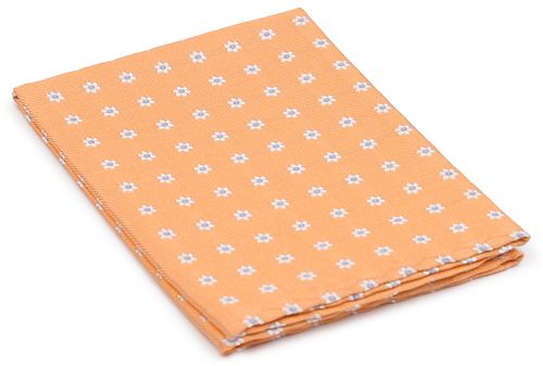 Geeignete Seidenkrawatte Abrikoos Print Flower Product