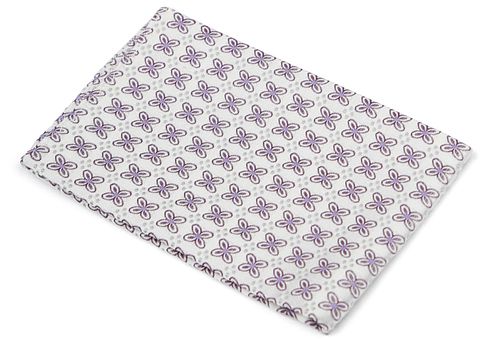 Suitable Pochette de Costume Soie Fleurs Blanche Product