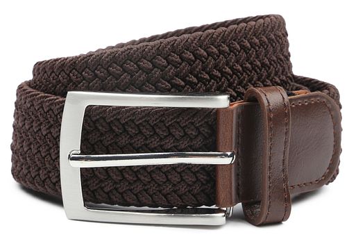 Suitable Braided Belt Brown