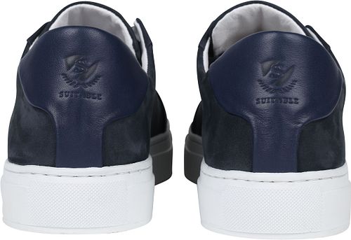 Suitable Nubuck Skave Sneaker Navy Product / Achterkant