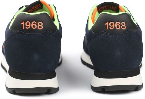 Sun68 Sneaker Tom Fluo Bleu Marine Product / Achterkant