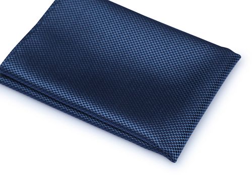 Suitable Pochette de Costume Soie Denim Bleu Product / Detail