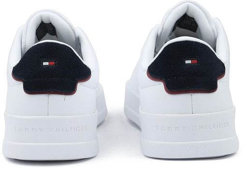 Tommy Hilfiger Sneaker Cuir Court Blanc Product / Achterkant