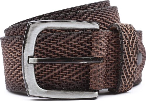 Suitable Ceinture Structure En Cuir Marron Product