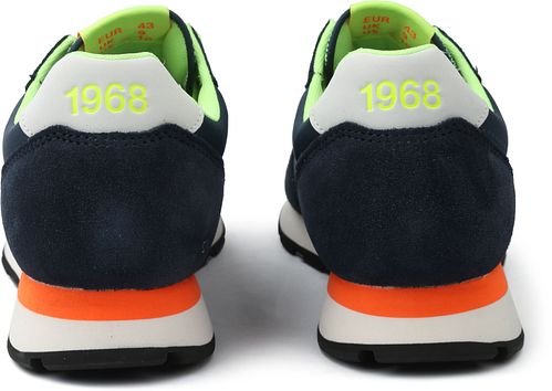 Sun68 Sneaker Tom Fluo Bleu Marine Product / Achterkant