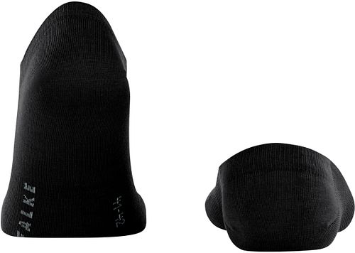 Calcetín tobillo Falke ClimaWool negro 3000 Product / Achterkant
