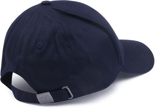 Tommy Hilfiger Casquette Bleu Foncé Product / Achterkant