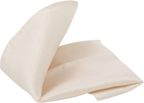 Suitable Pochette de Costume Blanc Cassé