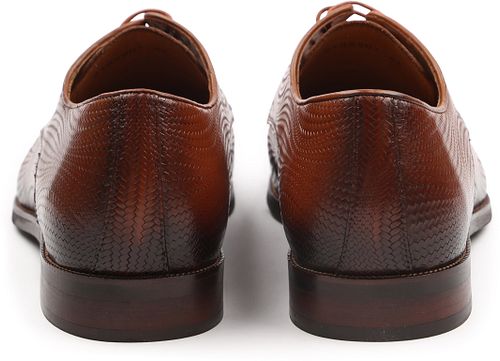 Melik Schoen Derby Monoti Cognac Product / Achterkant