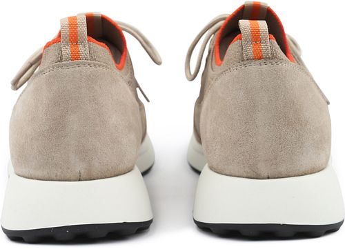 Sneakersy Suitable z zamszu w kolorze beżowym Product / Achterkant