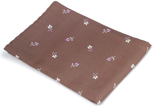 Suitable Sidensnäsduk Blomma Brun Product