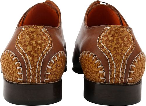 Melik Schoen Crotone Cognac Product / Achterkant