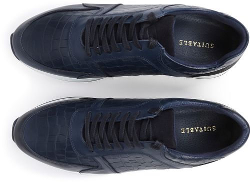 Suitable Sneaker Run Croco Dunkelblau Product