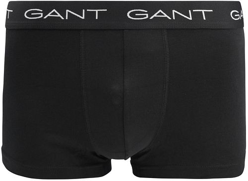 Gant Boxershorts Trunk 3-Pack Zwart Grijs Wit Product