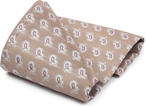 Passende Silketørklæde Beige Print Product