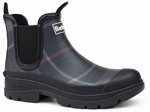 Barbour Nimbus Wellingtons Boot Classic Tartan Bleu marine
