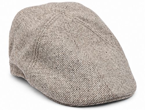 Suitable Flat Cap Wool Twill Beige