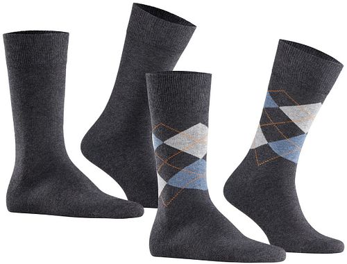 Burlington Chaussettes Everyday 2 Paires Anthracite 3081 Product