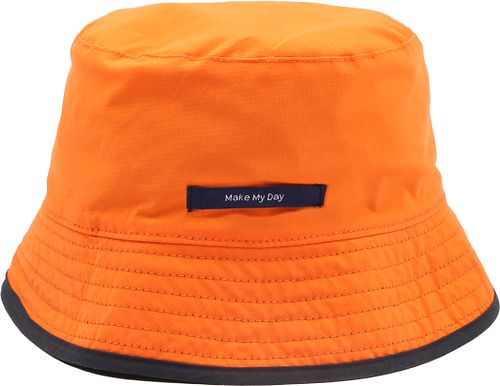 Suitable Dwustronny kapelusz typu Bucket Hat granatowo-pomarańczowy Product