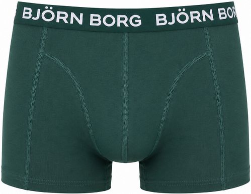 Björn Borg Boxershorts Cotton Stretch 5-Pack Grön