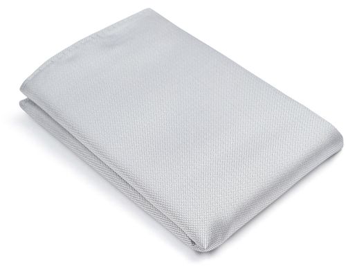 Suitable Silk Pocket Square Silver Product