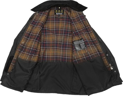 Barbour Ashby Wax Jacket Navy Product / Detail