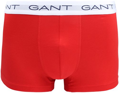 GANT Boxershorts Trunk 3-Pack Marinblå Vit Röd Product