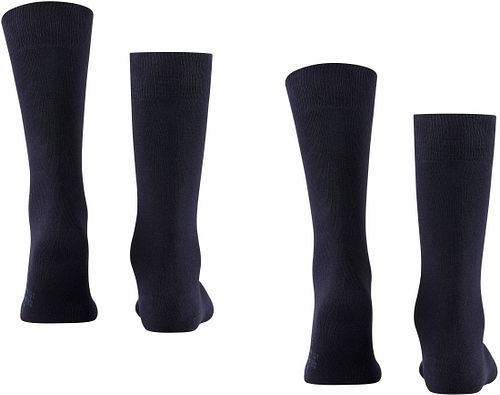 FALKE Swing Calcetines 2-Pack Navy Product / Achterkant