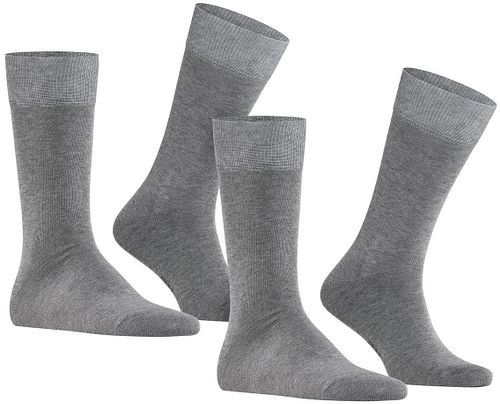 Falke Happy Socks 2 pares gris melange Product
