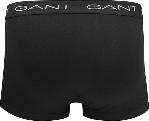 Gant Boxershorts Trunk 3-Pack Sort Product / Achterkant