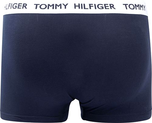 Tommy Hilfiger Boxershort Trunk Dark Blue Product / Achterkant