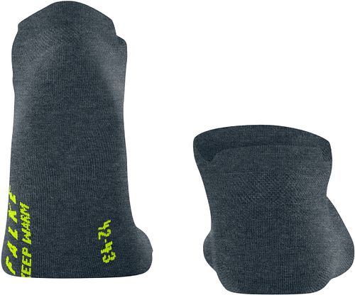 Falke Keep Warm Sneaker Socka Mörkblå 6340 Product / Achterkant
