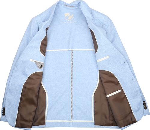 Suitable Sports Jacket Face Print Light Blue Product / Detail