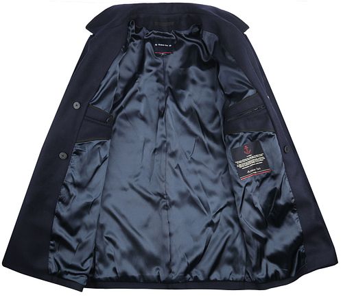 Armor-Lux Cap Sizun Coat Wool Navy Product / Detail